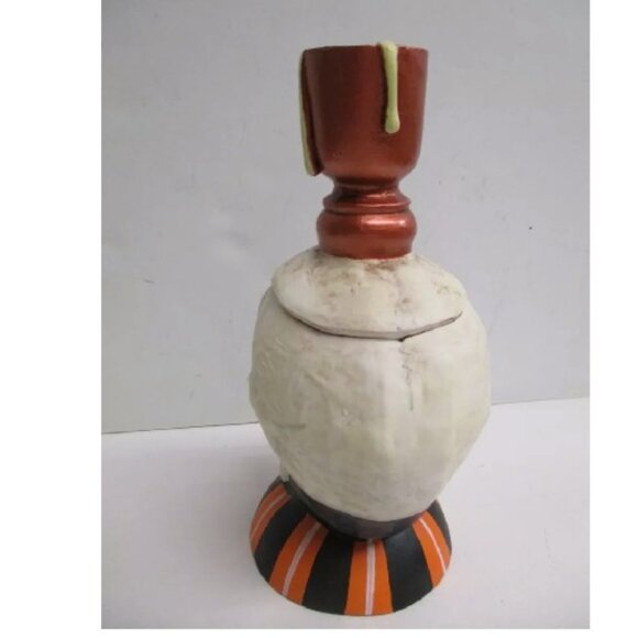 Halloween "Skullcap Luminary" Skeleton Skull 6.35" ~ design by Jorge De Rojas - Picture 6 of 9